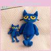 Book Children Picture Pete The Cat Plush Cute Blue Cat Comfort Doll Holiday Gift