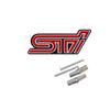 3D Metal Car Front Grille Emblem Auto Rear Trunk Sticker Badge For Subaru STI Logo Forester Impreza Tribeca XV Outback Crosstrek vg5