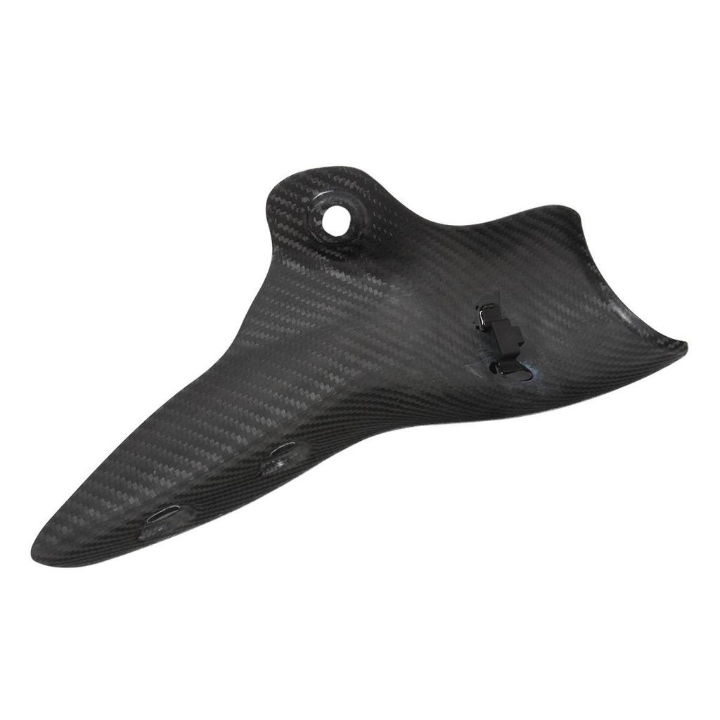 Qianjiang Sai 600 Carbon Fiber Exhaust Heat Shield Cover - Protective Accessory