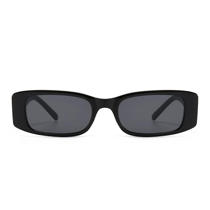 934 Fashion Narrow Square Frame Sunglasses Xiaohongshu Popular European and American Ins Style Retro