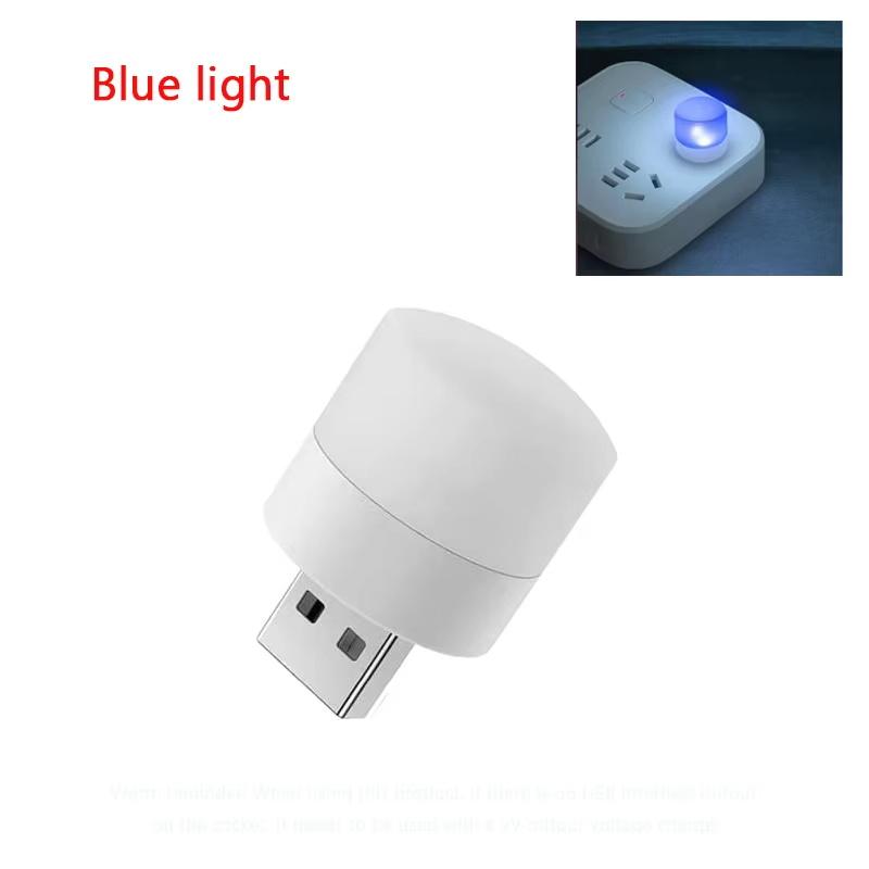 USB LED Reading Lantern Mini Portable Book Light USB Plug -in Light Electric Source Library Round Reading Eye Protection Light