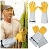 Breathable Thorn Proof Gardening Gloves Long-sleeved Rose Pruning Gloves Work Gloves  Men Women