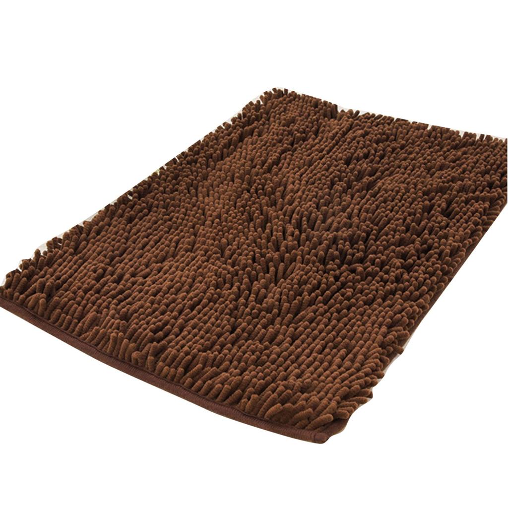 Chenille Bathroom Non-slip Water-absorbent Floor Mats Foot Mats Bathroom Household Doorway Carpet Entry Door Mat Bed Side Mats