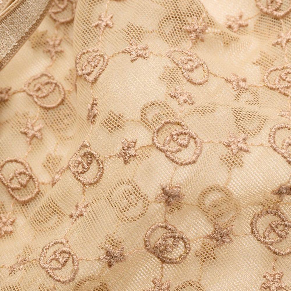 Gucci Gg Star Embroidered Tulle Lingerie Set 695771-XUAEB-6851