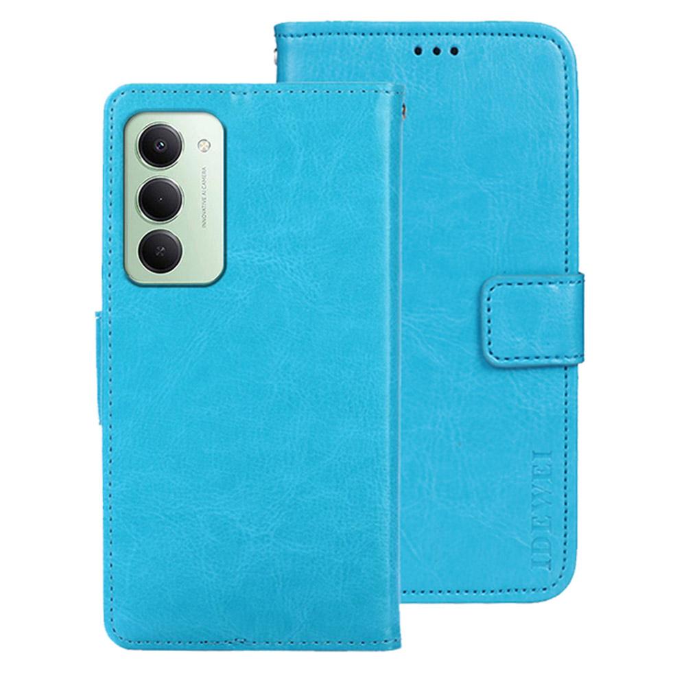 IDEWEI For Xiaomi Redmi 15 4G (EU) (171mm)/15 5G (EU) (171mm) Stand Case Crazy Horse Texture Leather Phone Cover