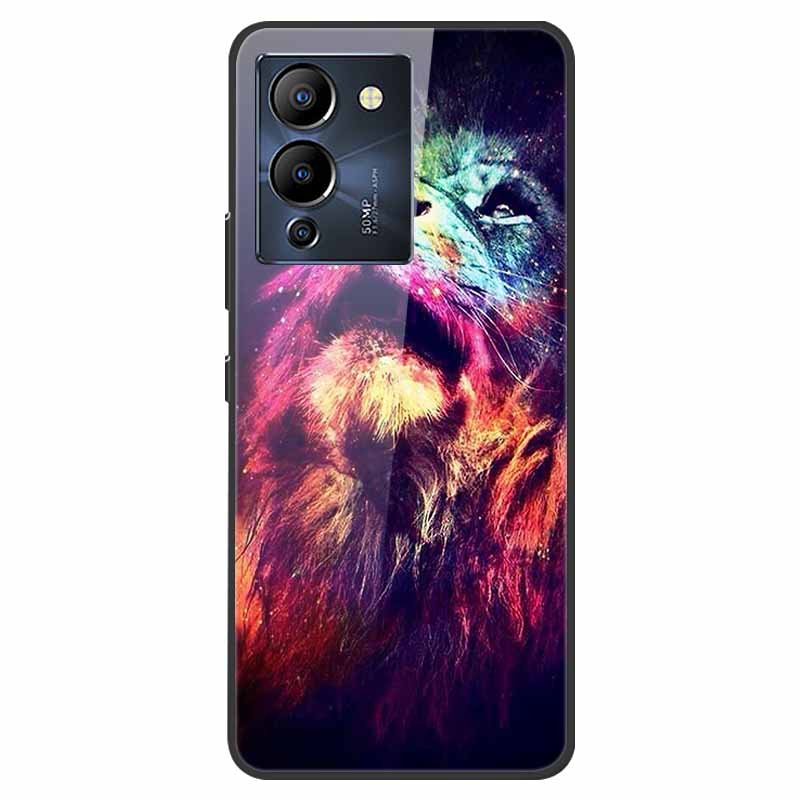 For Infinix Note 12 G96 Case X670 Marble Tempered Glass Hard Back Cover for Infinix Note12 Helio G96 Phone Cases 6.7'' Fundas