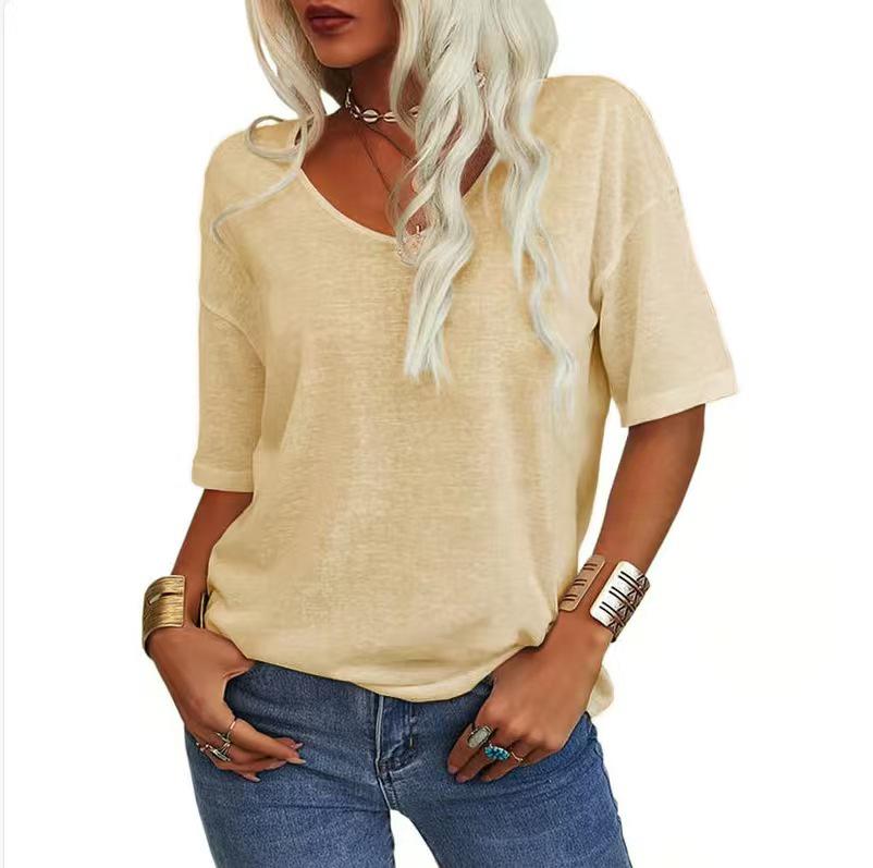 V-Neck Short-Sleeve T-Shirt XXL