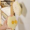 Cleaning Brush Double-Sided Soft Sponge Scouring Pad Suction Cup Silicone Head Non-Stick Oil Sponge Brush Kitchen Cleaning Tool