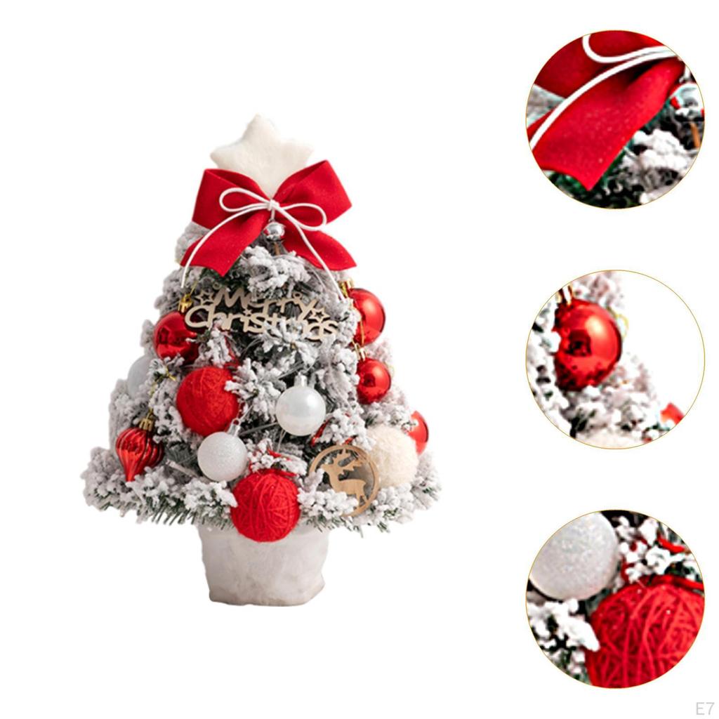 Mini Christmas Tree with Light Table Decoration for Living Room Porch Indoor