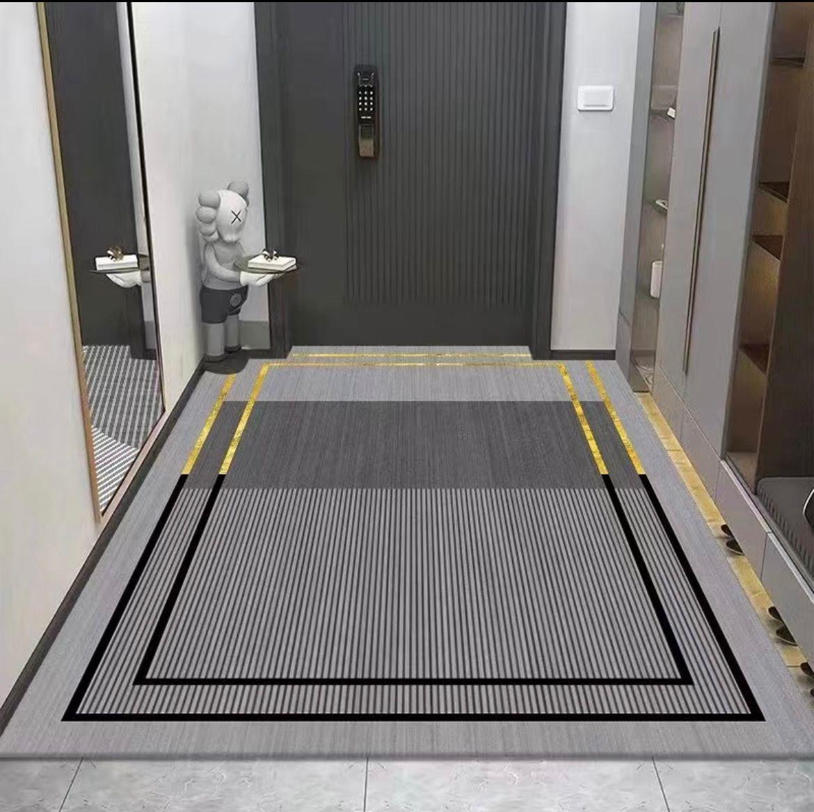 

Легкий роскошный коврик для входа с высокой чувствительностью, впитывающий, противоскользящий и износостойкий, легко моющийся, быстросохнущий коврик для ванной комнаты с диатомовой грязью 100 * 160cm diatom mud