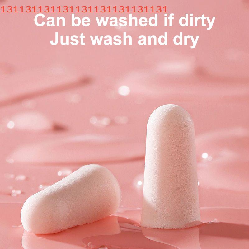 4/10Pcs Sleep Ear Plugs Noise Reduction Sound Insulation Soft Slow Rebound Earplugs Soundproof Anti-Noise Sleeping Aid Ear Care