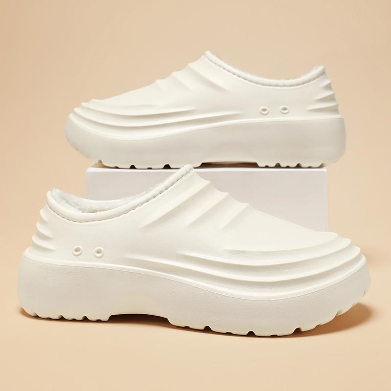 Зимние меховые удобные садовые сабо — фото 11