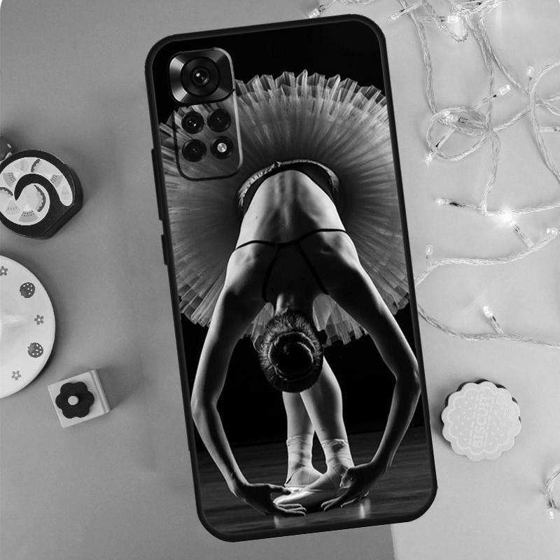 Ballerina Ballet Dance Girl Case For Xiaomi Redmi Note 14 Pro 9 10 11 12 13 9S 10S 11S 12S Redmi 14C 10C 12C 13C Cover