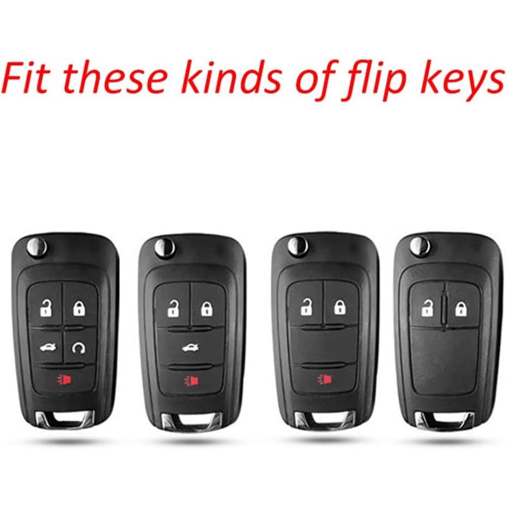 Do etui na kluczyk do Chevroleta z brelokiem, etui na kluczyk z TPU Premium z pełną ochroną do Chevroleta Equinox Camaro Cruze Malibu Sonic Buick Terrain