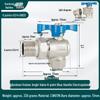 All-Copper Valve Manifold: Three-Way Union, Male/Female Thread Ball Valve for Underfloor Heating and Wall-Hung Boilers