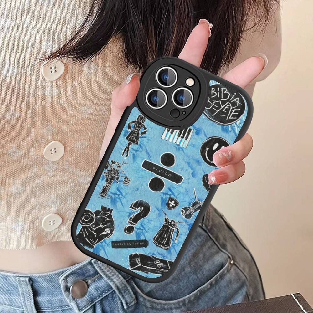 Singer E-Ed S-Sheeran Hot Phone Case Hard Leather For IPhone 16 15 14 13 12 Mini 11 14 Pro Max Xs X Xr 7 8 Plus Fundas