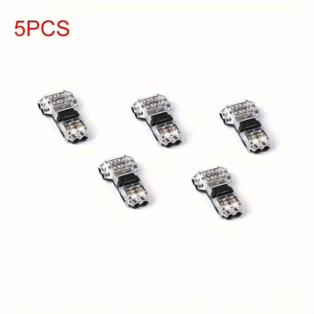 

5/10/20PCS Wire Cable Snap In T2 Connector No-solder No-peel Quick Terminal Connections Joiners Auto Plug Electrical Accessories