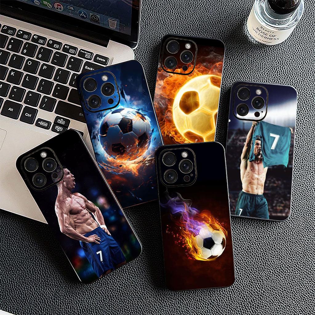 Cover for Xiaomi Redmi Note 13 14 Pro Plus ProPlus 14C 13C Pro+ 5G 4G Casing Silicone Phone Case Soccer No 7 Football No 7 No7