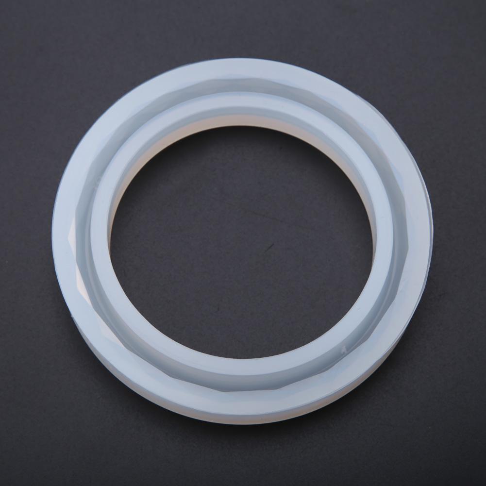 Slender Bracelet Silicone Mold Diamond Shape Surface Resin Bracelet Mold for DIY Jewelry Making