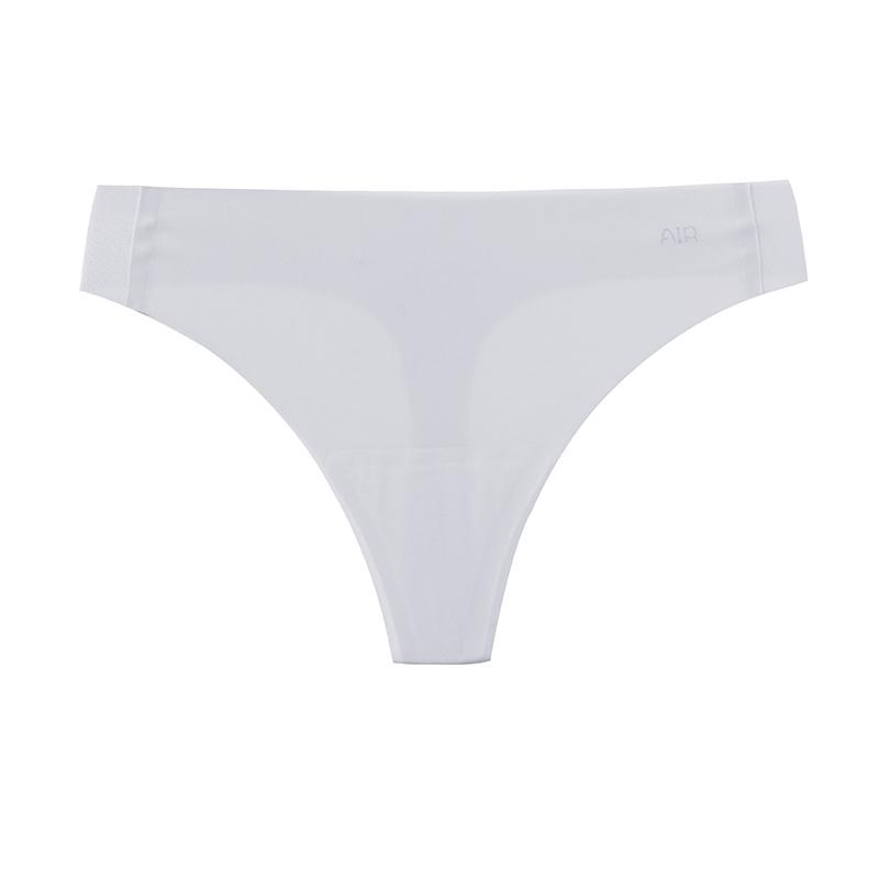 TERMEZY Women’s Sexy Ultra-Thin Thongs One-Piece Seamless Ice Silk Panties Solid Color Breathable “Mask” Panties