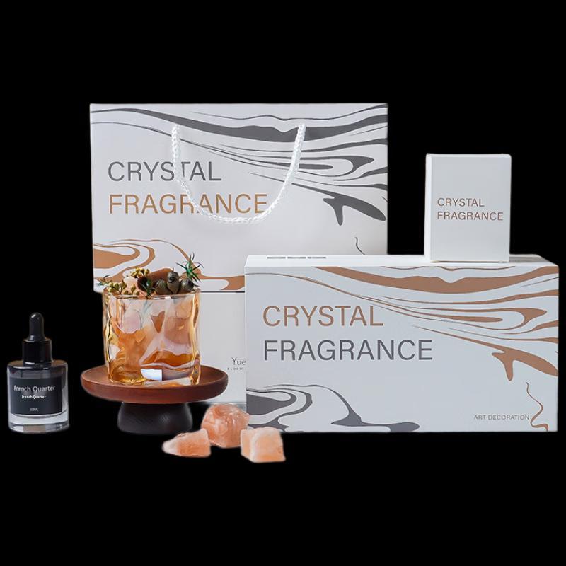Crystal Flameless Aroma Diffuser Gift Set