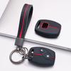 Housse de clé en silicone premium pour Honda Fit Civic Accord CRV HRV Jazz Avec porte-clés Silicone souple Accessoires d'intérieur de voiture Anti-rayures