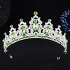 DIEZI 21 Colors Luxury Elegant Crystal Crown Hair Accessories Tiara For Women Party Rhinestone Bridal Crown New Hair Jewelry