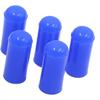 5pcs 4mm 5/32" Silicone Blanking Cap Intake Vacuum Hose Tube End Bung Blue Automotive Parts