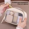 1Pcs Large Capacity Cosmetics Storage Bag Multifunctional Semi Transparent Makeup Bags Business Travel Toiletry Bag