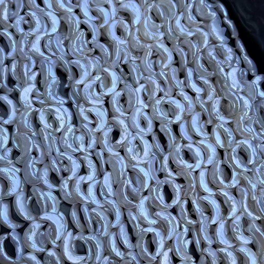 Frühling Sommer DIY Zubehör Mondförmige Perle 7x16mm Für Schmuckherstellung DIY Anhänger Ohrringe Halskette Zubehör