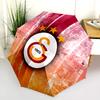Galatasaray SK  Pattern, Automatic Folding Umbrella, Portable and Foldable Design, 8 Ribs, a Christmas or Birthday Gift.