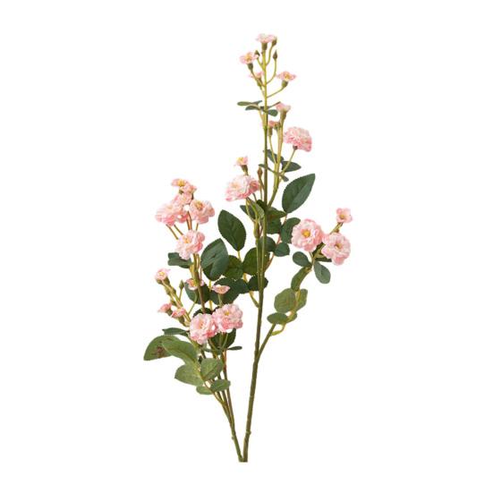 Artificial Flowers Fake Silk Ani Little Rose Realistic Fake Flowers Indoor Outdoor Decoration Wedding Garden Event Photography Prop