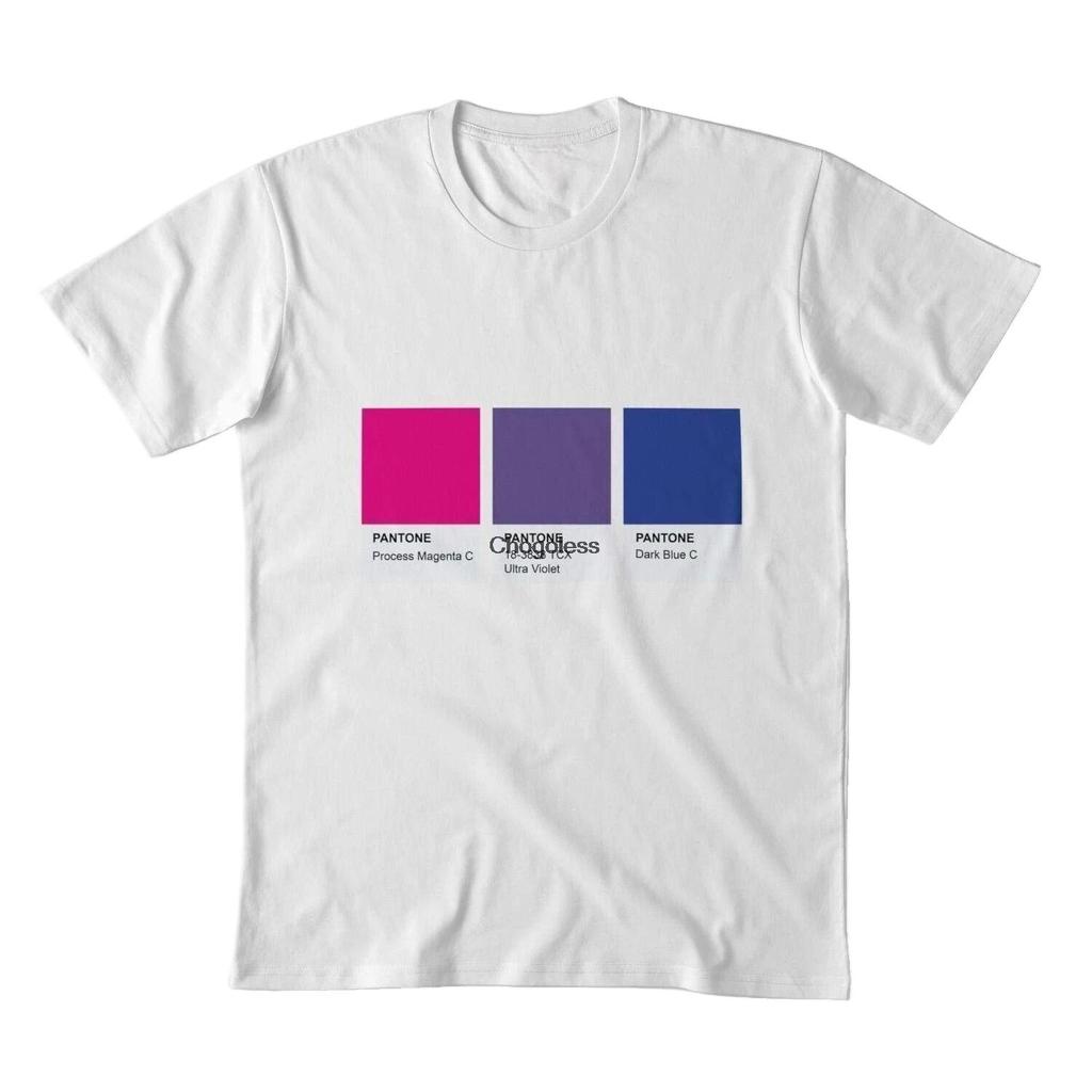 Pantone Color Swatch Retro Graphic White T-Shirt