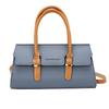 New Retro Contrasting Color Temperament Crossbody Bag Fashion Versatile Simple Casual Pu Leather Shoulder Bag Women'S Handbag
