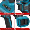ONEVAN Brushless Electric Rivet Gun Cordless LED Rivet Nut Gun Drill Insert Automatic Riveting Tool For Makita 18V Battery Pin