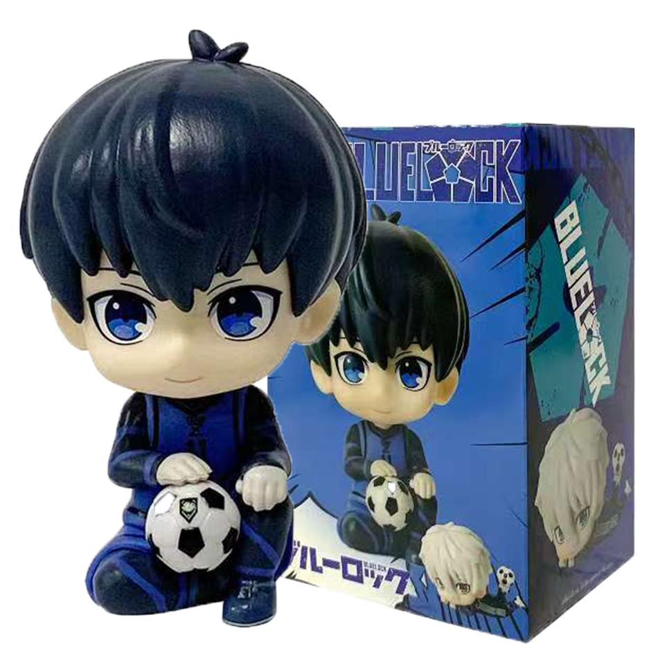 BLUE LOCK Action Figures Isagi Yoichi Nagi Seishiro Gifts Anime Figure Q Version Figurine PVC Collectible Model Kids Doll Toys