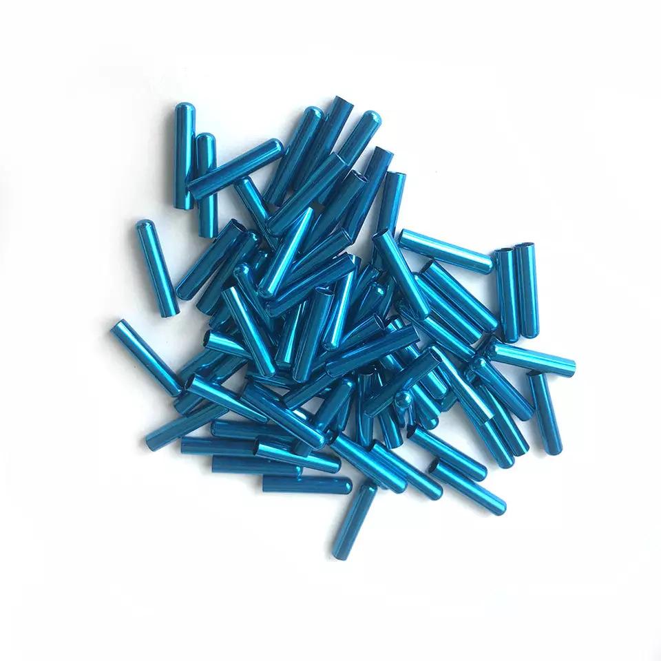 Neue Mode Hohe Qualität 4*20mm Messing Kordelspitze für Schnürsenkel und Metallkopf Kapuze Metallspitzen Berühmte Marke Verwendet Kordelspitze