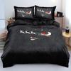 3D Floral Bedding set DuvetQuiltComforter Cover sets Flower Bed Linen Merry Christmas Design Custom King Queen Full Size