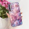 Luxury Flower Butterfly Bow Pattern Casing For Tecno Camon 17P 17 Pro Back Cover Clear Soft Silicone Phone Case For Camon17