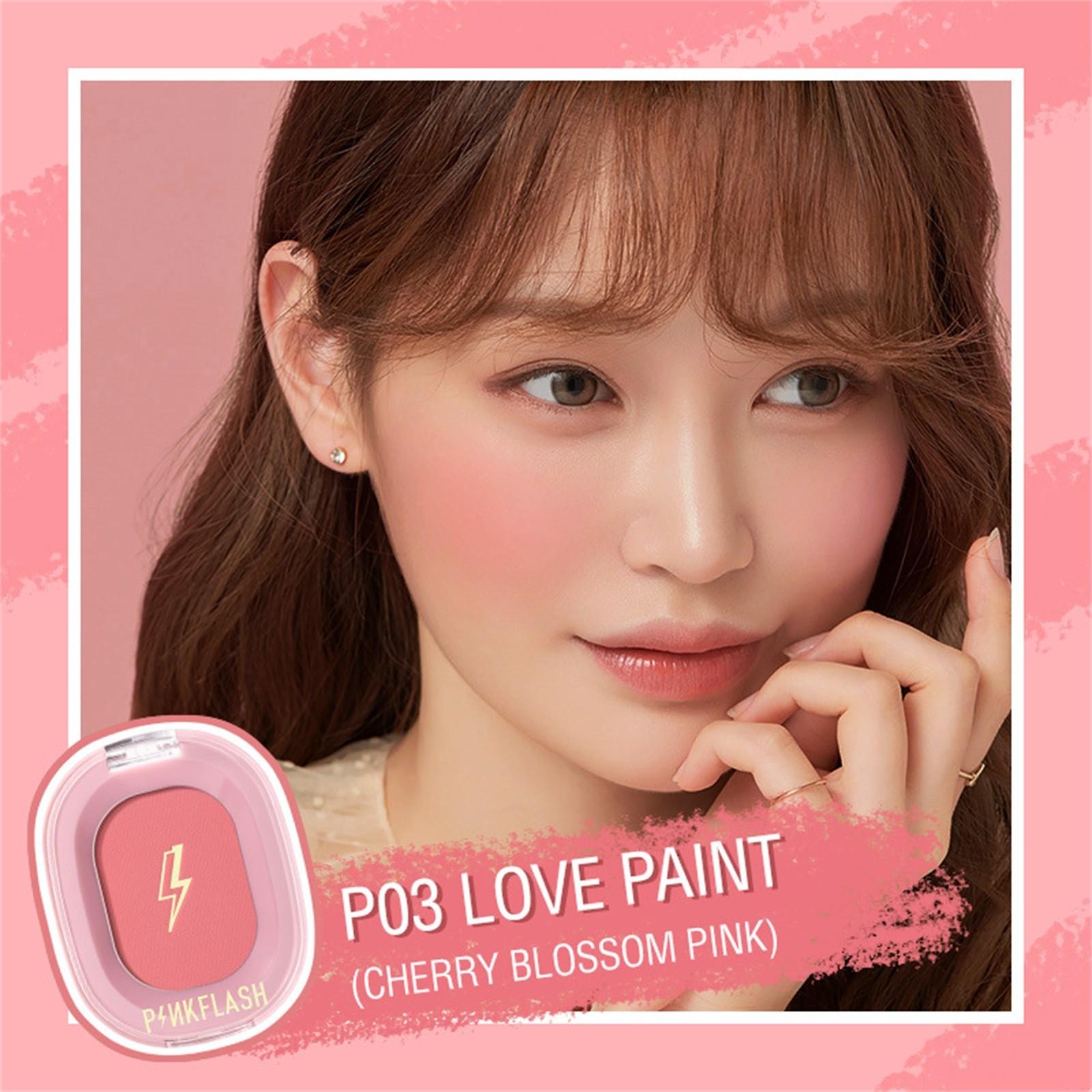 Blush Lasts And Does Not Take Off makeup Natural Finish