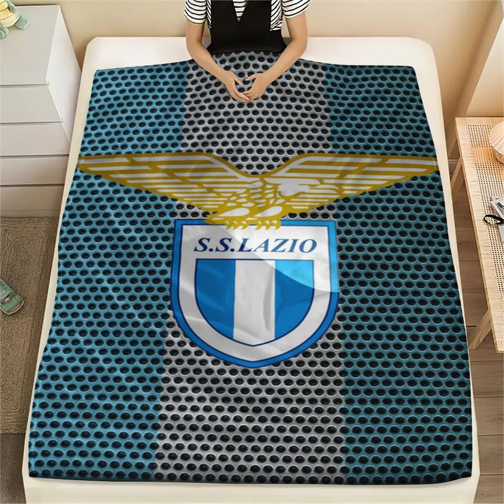 1PC Lazio Print Flannel Blanket, High Quality Comfortable for All Seasons, Home Decor, Warmth and Comfort, Perfect for Christmas Gifts