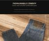 Men's Classic Retro Jeans - Stylish, Comfortable, All-Season Straight Pants for Spring and Autumn