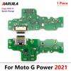 USB Charging Port Board Flex Cable Connector Parts For Motorola Moto G Stylus G Power 2021 2022 G Pure 5G Plus Pro Microphone