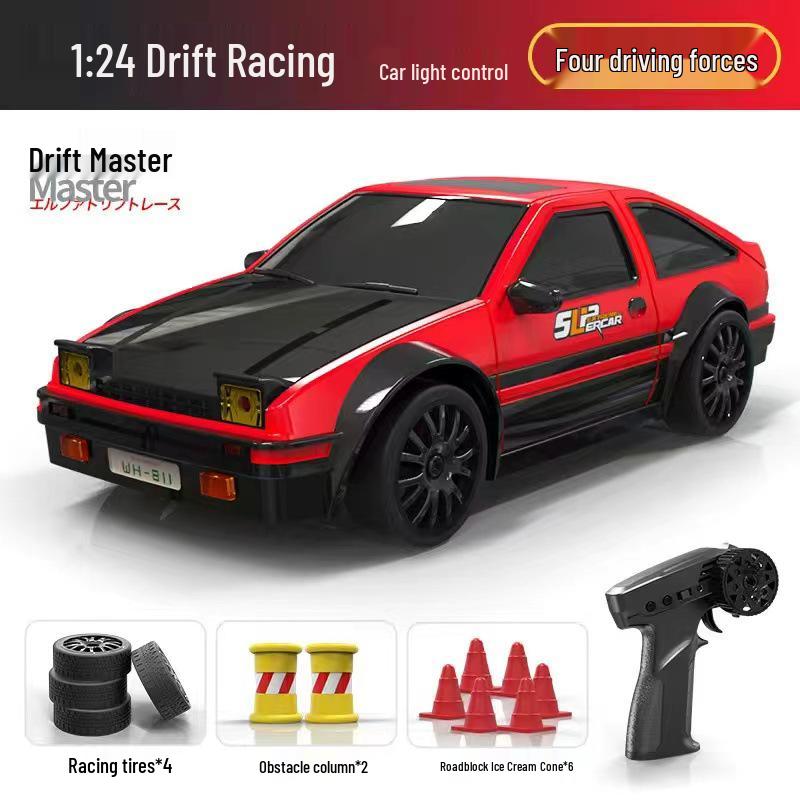 

AE86 Високошвидкісний 1:24 Дрифт Радіокерована Машина – 4WD 2.4G Електрична Гоночна Модель 1 rechargeable battery