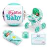 Plastic Baby Ball Surprise Toy With Doll Carriage And Furniture For Kids Playroom