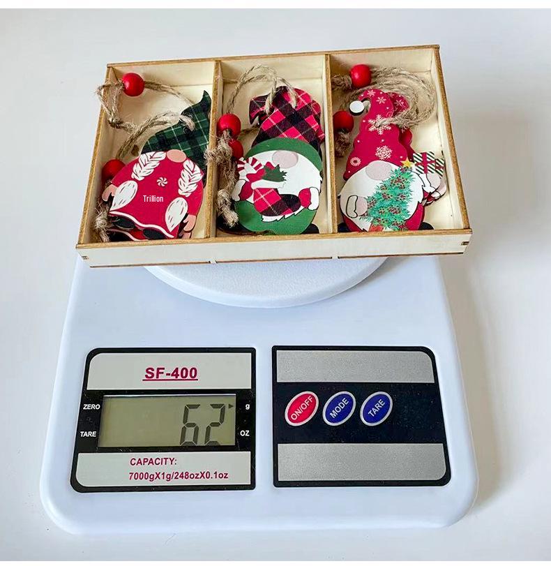 Hand-Painted Forest Man Wooden Ornaments - Cute Christmas Decorations & Gifts