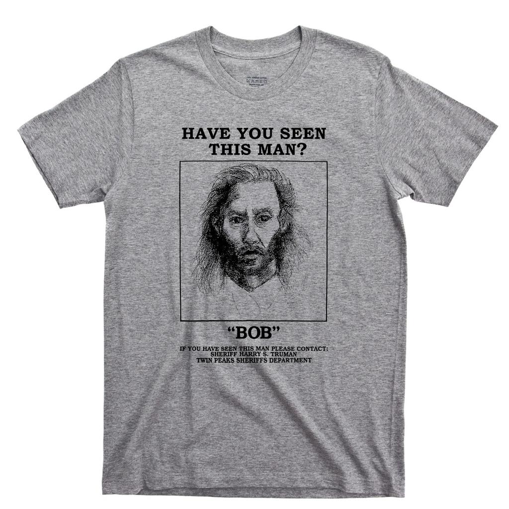 Killer Bob Tshirt Bang Bang Bar Double Peaks David Lynch movie Tshirt Pure cotton allseason streetwear shirt