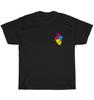 Pan Pride LGBTQ Retro Pansexual Heart LGBT Pride Month Awareness T-Shirt Unisex