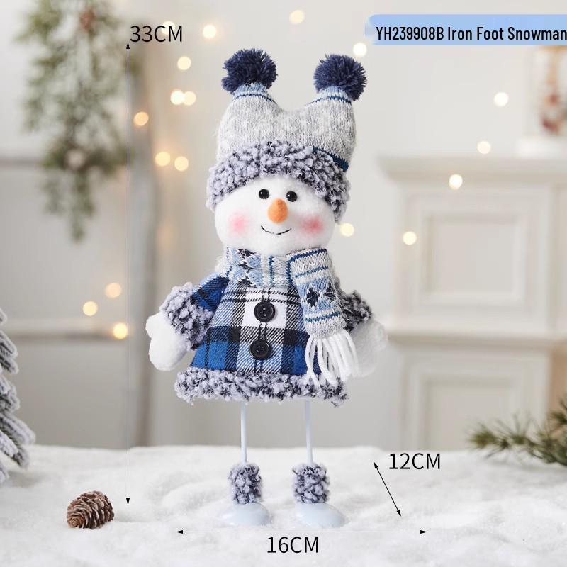 Christmas Snowflake Series: Snowman, Santa, and Reindeer Ornaments for Holiday Decor