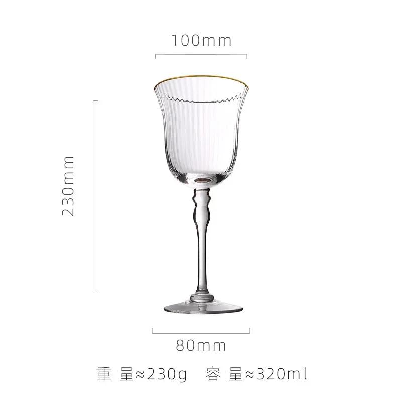 Nordic Phnom Penh Wine Glasses Champagne Glasses Model Rooms Wine Utensils Soft Furnishings Table Ornaments Glasses